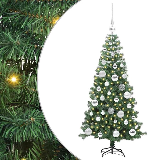 vidaXL Kerstboom Groen 120 cm PVC
