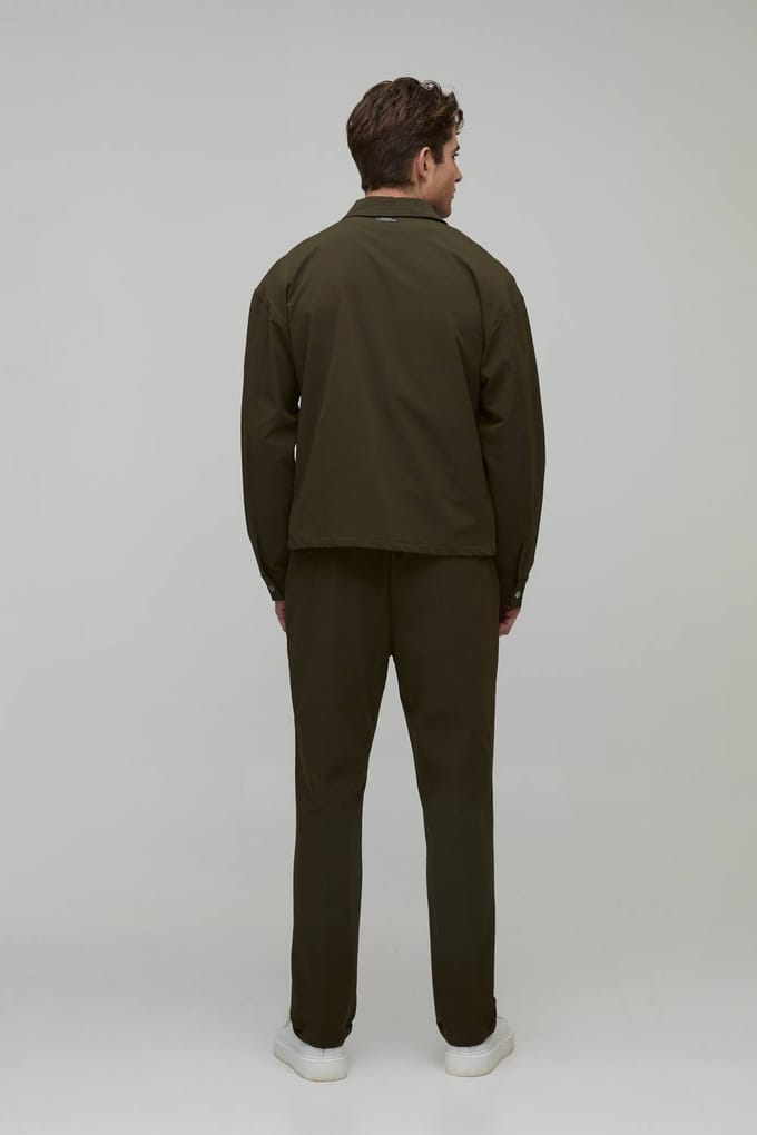 Tapered Technical Stretch Trouser | Khaki | Size XL