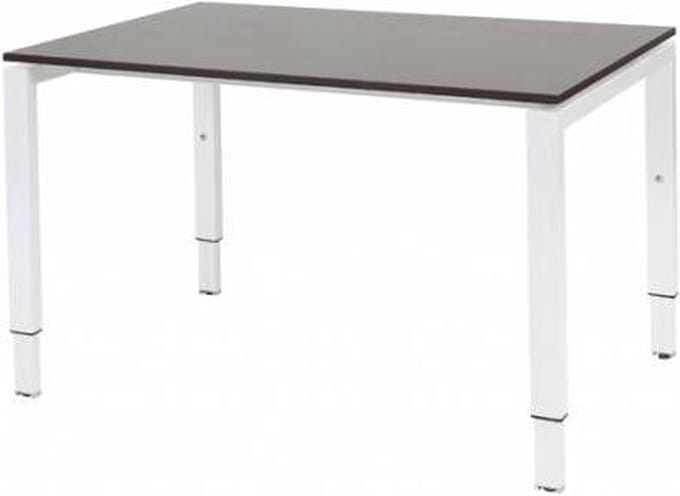 Verstelbaar Bureau - Domino 120x80 logan - wit frame