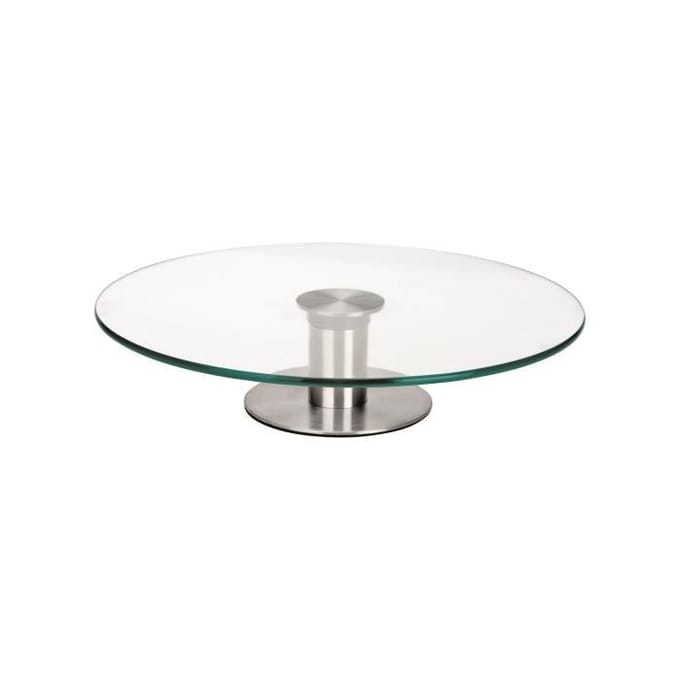 Draaiplateau - IBILI - 717130 - Glas en roestvrij staal - Diameter 30 cm