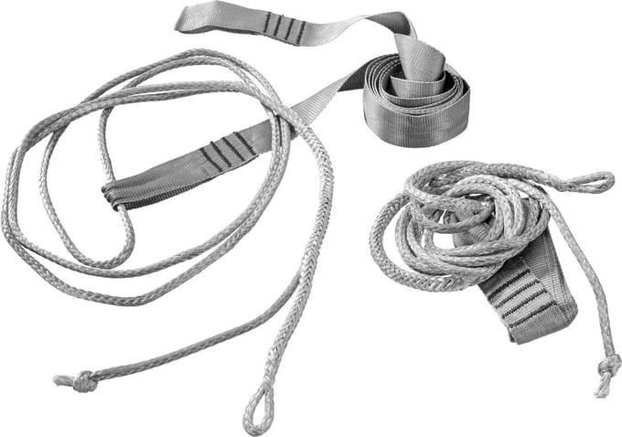 Cocoon Hammock Straps Ultralight, riemen, grijs/lichtgrijs