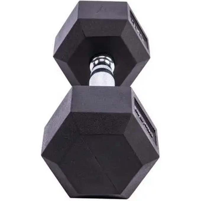 Hexagonale Rubber Dumbbell Livepro