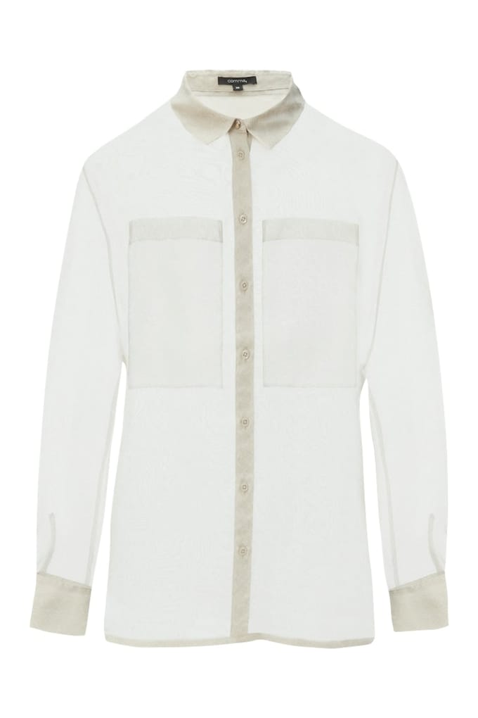 Comma  Blouses Beige Maat: 42 | Blouses Outlet | Dames | Beige