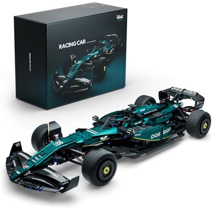 Raceauto Modelbouwset - Bouwpakket Auto - Hobby Bouwen - Gedetailleerd Ontwerp - 2351 Stukjes - Standaard Kleur