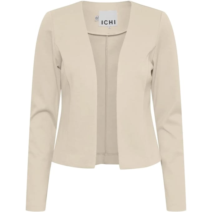 Regular fit blazer met opengewerkte voorkant, model 'KATE'