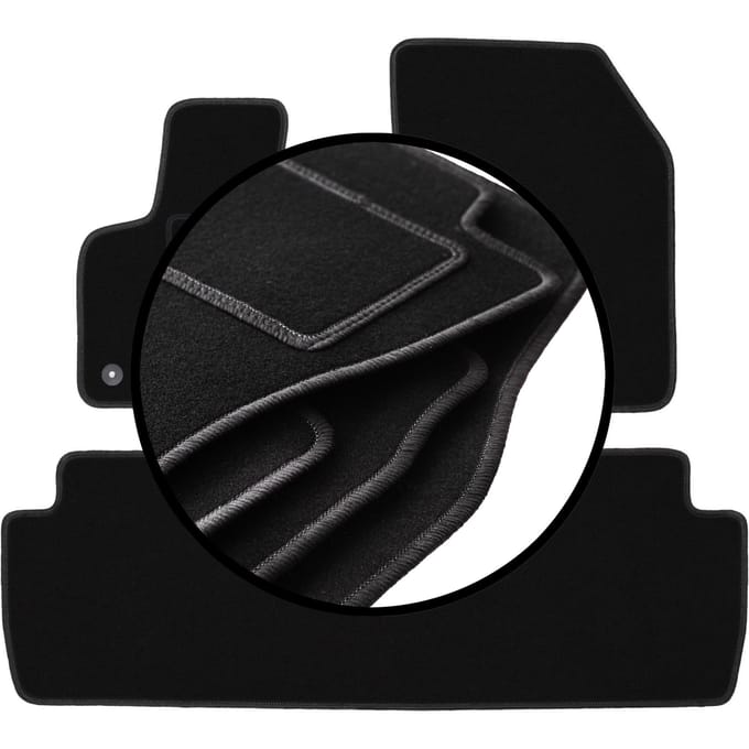 Complete set veloursmatten voor: Peugeot 4008 II crossover (2016-)