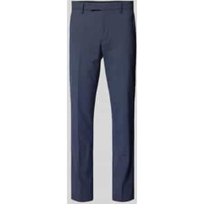 Slim fit pakbroek met vouwplooien model 'Ryan'