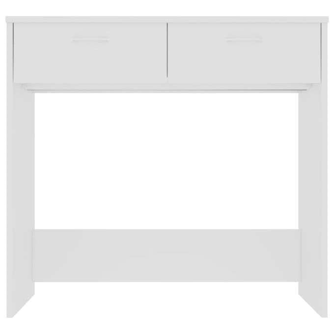 vidaXL - Bureau - 80x40x75 - cm - bewerkt - hout - wit