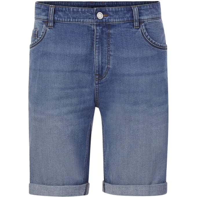 Babista herren Denim Bermuda - 52 - blauw - Plus Size