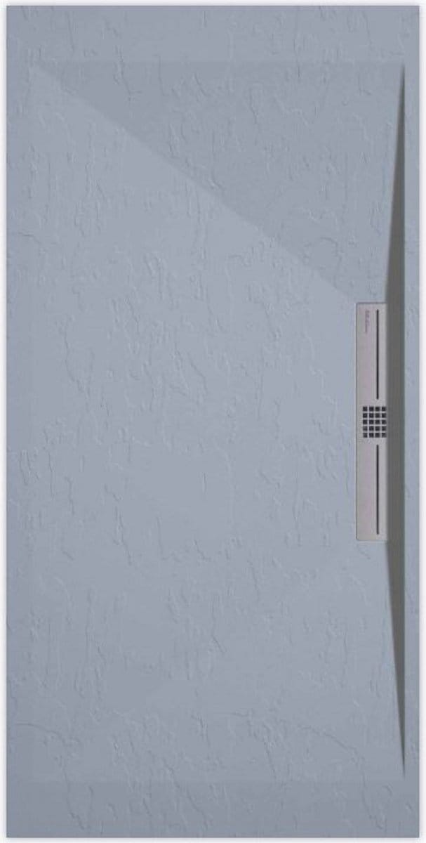 Sanifun douchebak Stone Side Gray Slate 900 x 800 S