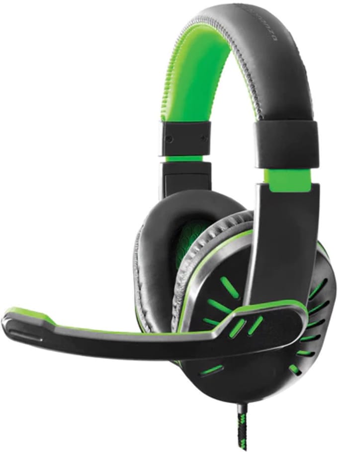 Esperanza Crow Serie - Gaming Headset - Zwart-Groen - Met Microfoon