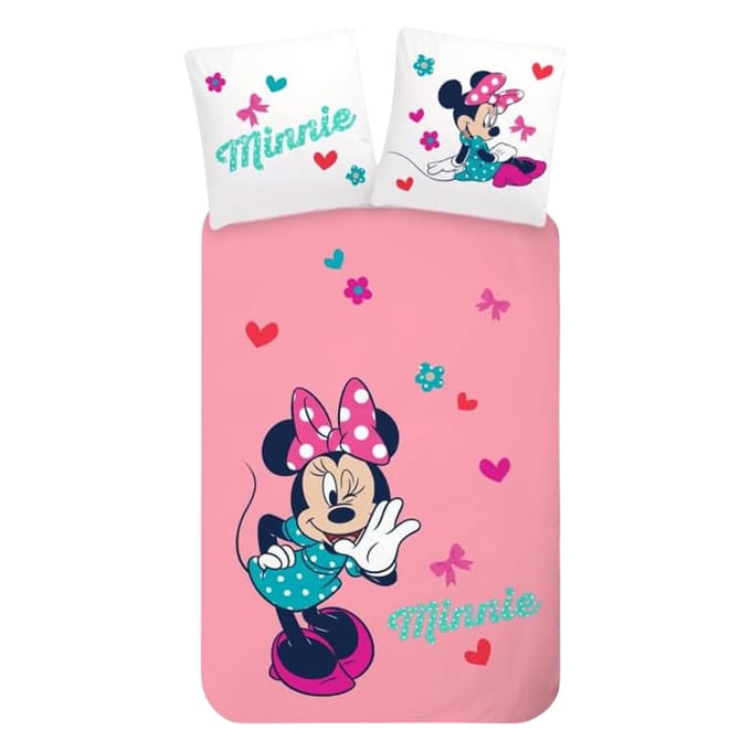 Minnie Mouse Peuterdekbedovertrek Fluister - 100 x 135 cm - Katoen