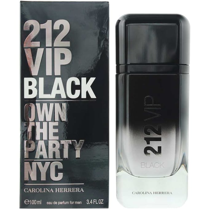 Carolina Herrera, 212 VIP Black, Eau De Parfum, Voor Mannen, 100 ml