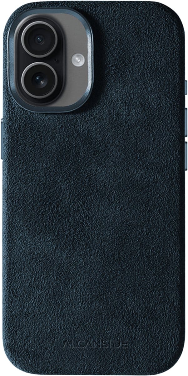 iPhone Alcantara Case - Navy Blue