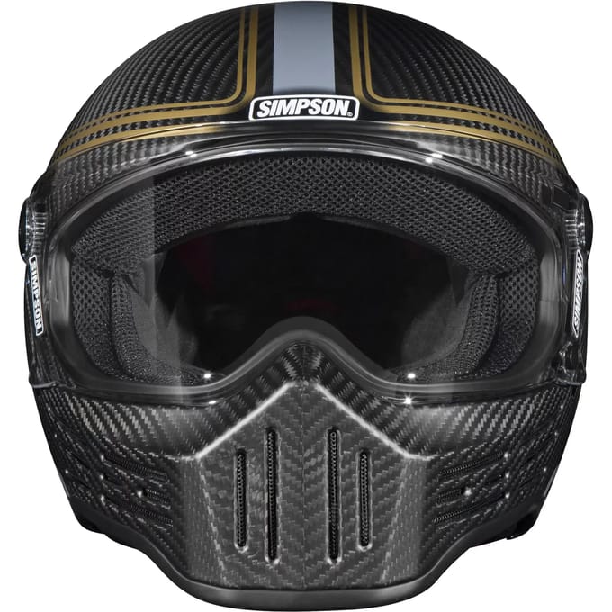 Volle motorhelm Simpson M30