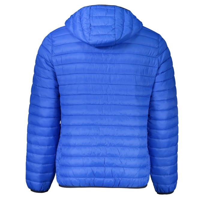 Cavalli Class Effen Gequiltede Blauwe Jas