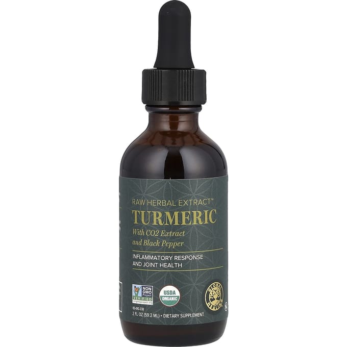 Global Healing, Rauw Kruidenextract, Kurkuma, 2 fl oz (59,2 ml)
