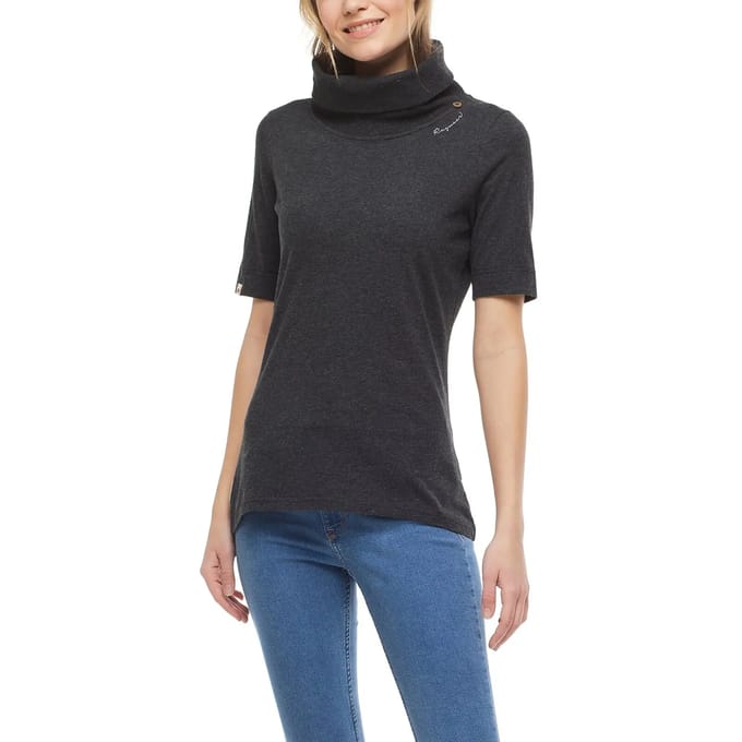 Dames turtleneck katoenen T-shirt Ragwear Lektra