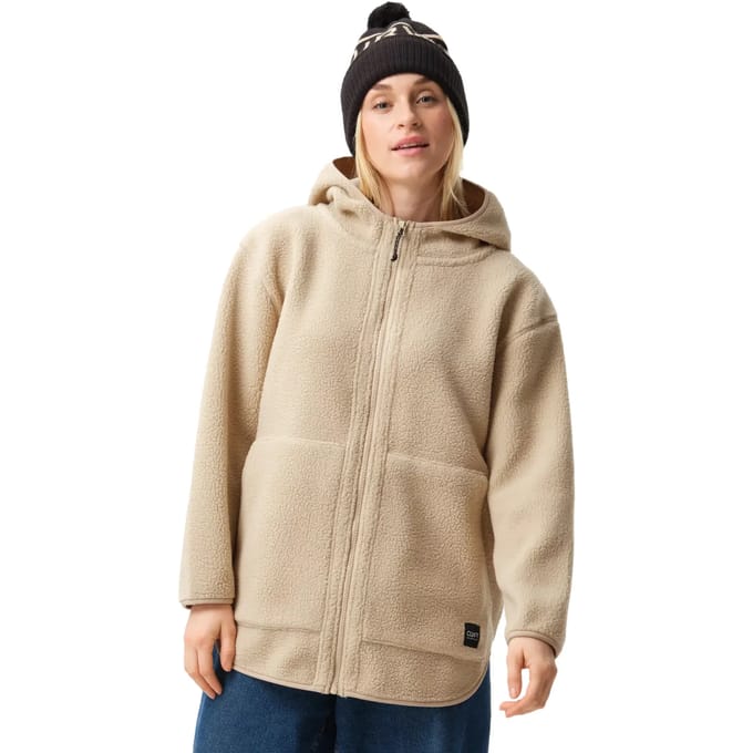 Oversized capuchon fleece voor dames Colourwear Pile