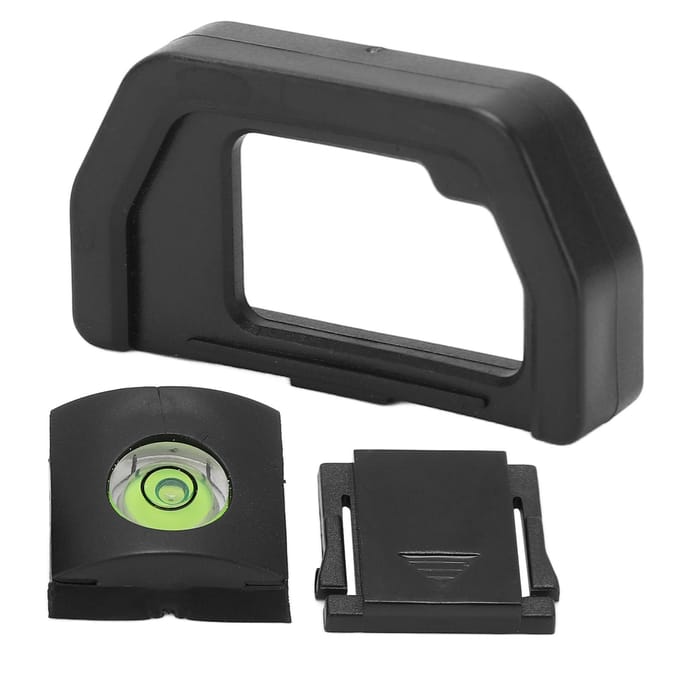 Zoeker Oogschelp Flitsschoen Afdekking Horizonniveau Sets voor EM5 II EM10 II Camera Serie black