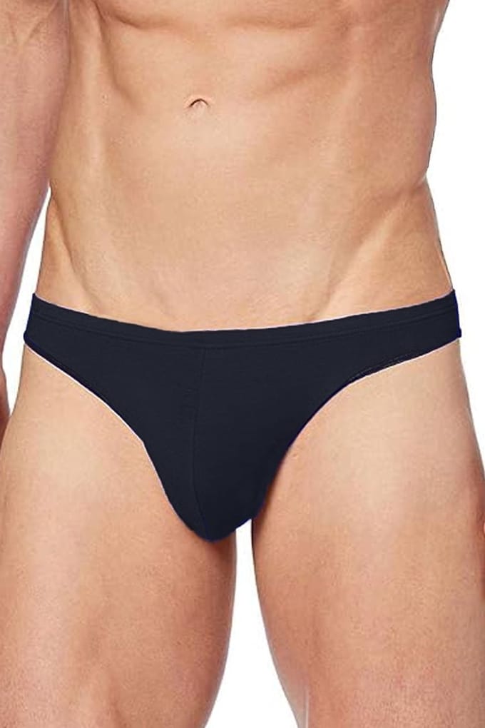 HOM - Freddy G-String (1-pack) - Heren String - Zwart - Maat M