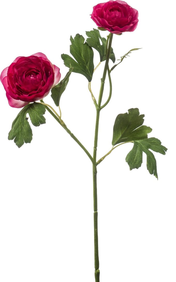 Emerald - Kunstbloem Ranonkel 46cm beauty - Kunstplant voor binnen