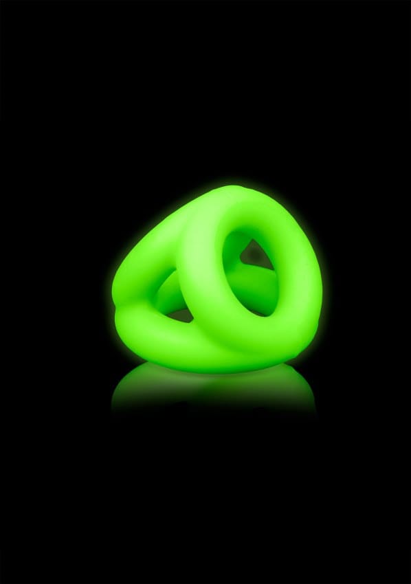 Shots - Ouch! Cockring & Balriem neon green
