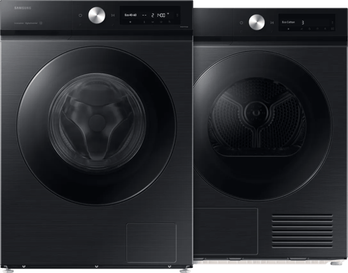 Samsung WW90DB7U94GBU3 AI Wash + Samsung DV90DB7845GBU3 QuickDrive