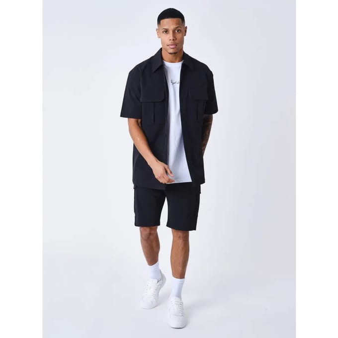 Effen shirt met structuur Project X Paris