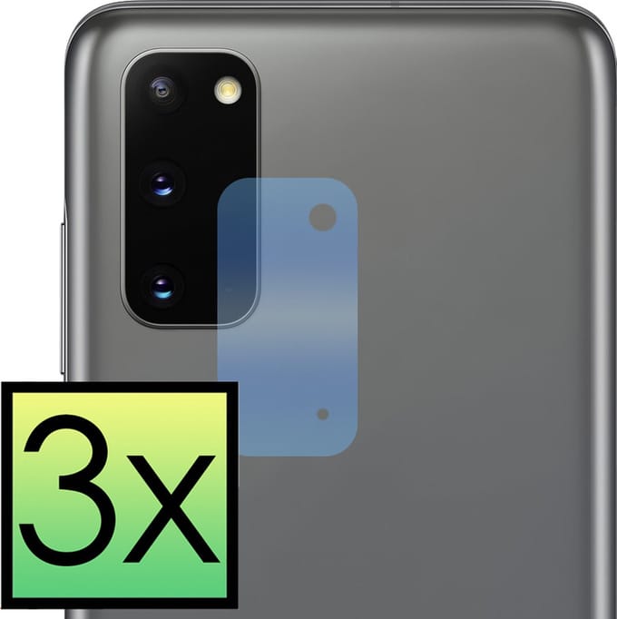 Camera Lens Protector - 3 Stuks - Geschikt voor Samsung Galaxy S20 - Camera Screenprotector - Beschermglas - Gehard Glas - Tempered Glass - Screen Protector