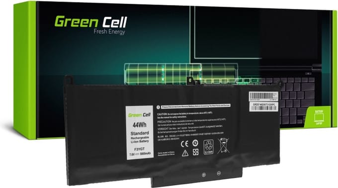 F3YGT accu voor Dell Latitude 7280 7290 7380 7390 7480 7490.
