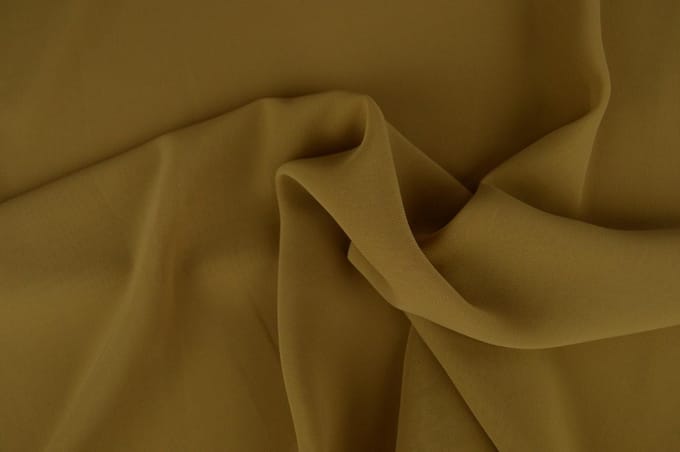Chiffon stof - Beige - 15 meter