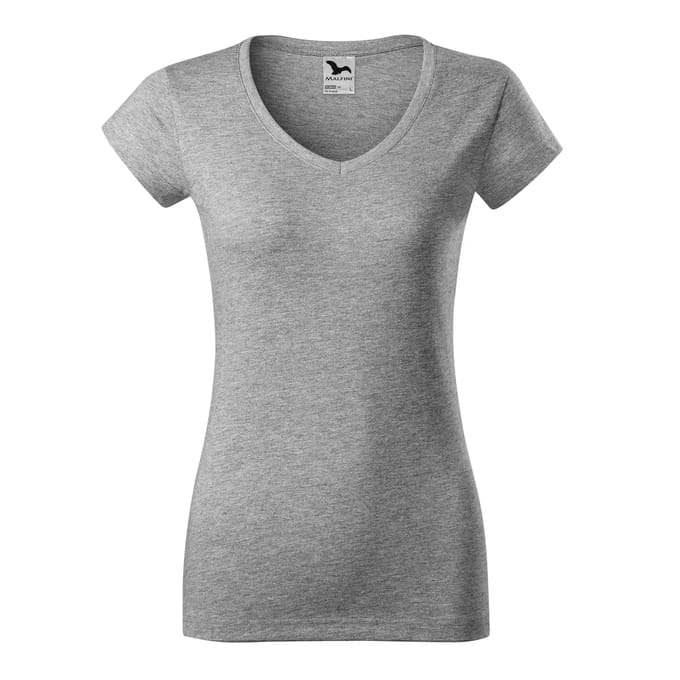 Dames-T-shirt met V-hals Malfini 162