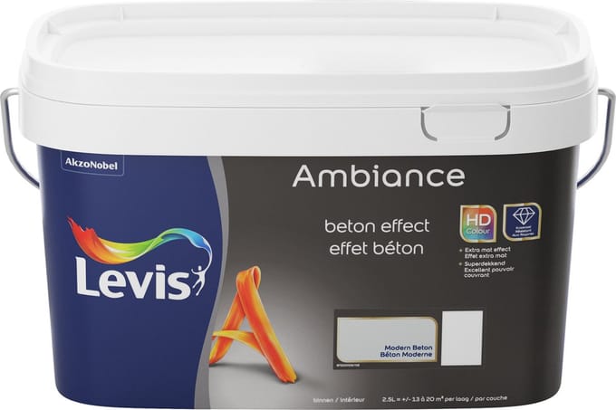 Levis - Ambiance Beton Effect - Modern Beton - 2,5 L