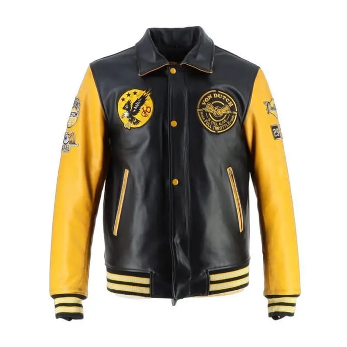 Motor leren jas Von Dutch Vd - Brooklyn