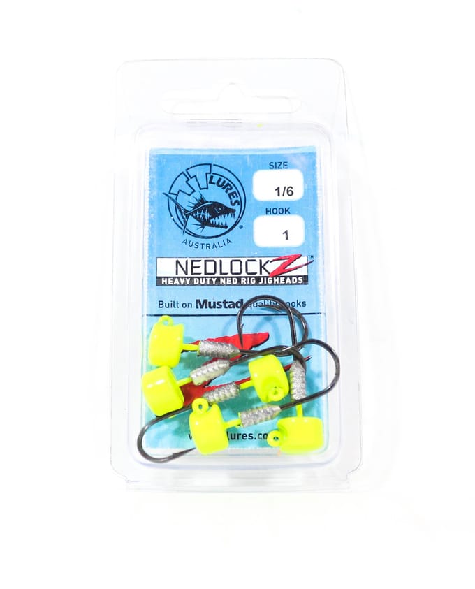 Tackle Tactics TT Nedlockz HD Jig Head Chart 1/6 oz 1 5/verpakking (7502) white