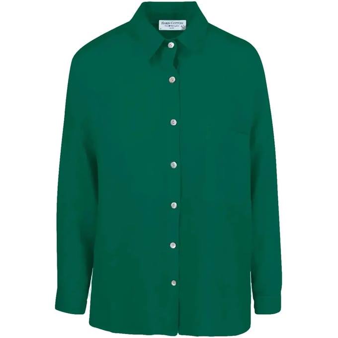 Dameshemd met lange mouwen Haris Cotton