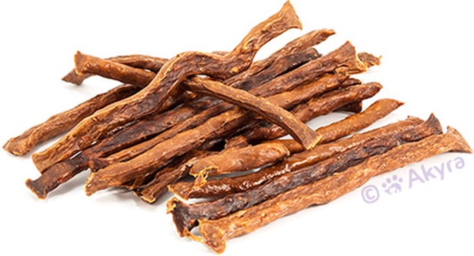 Akyra Sticks Eend - Natuurlijk gedroogde hondensnack - 100 gram