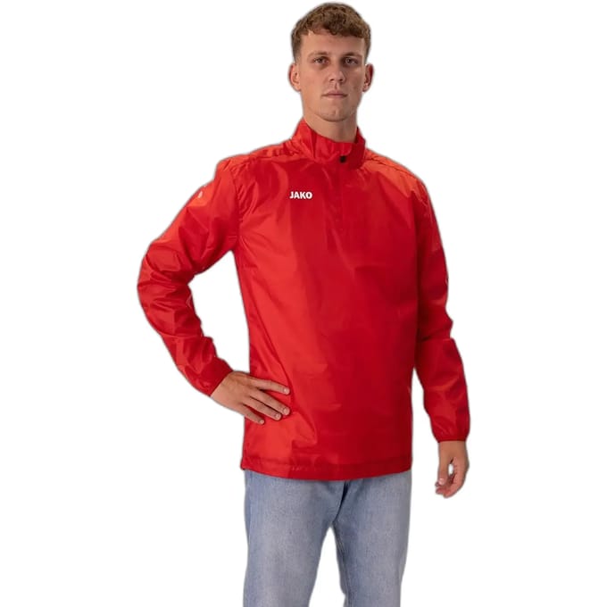 Jako Team Rainzip Heren - Rood | Maat: XXL