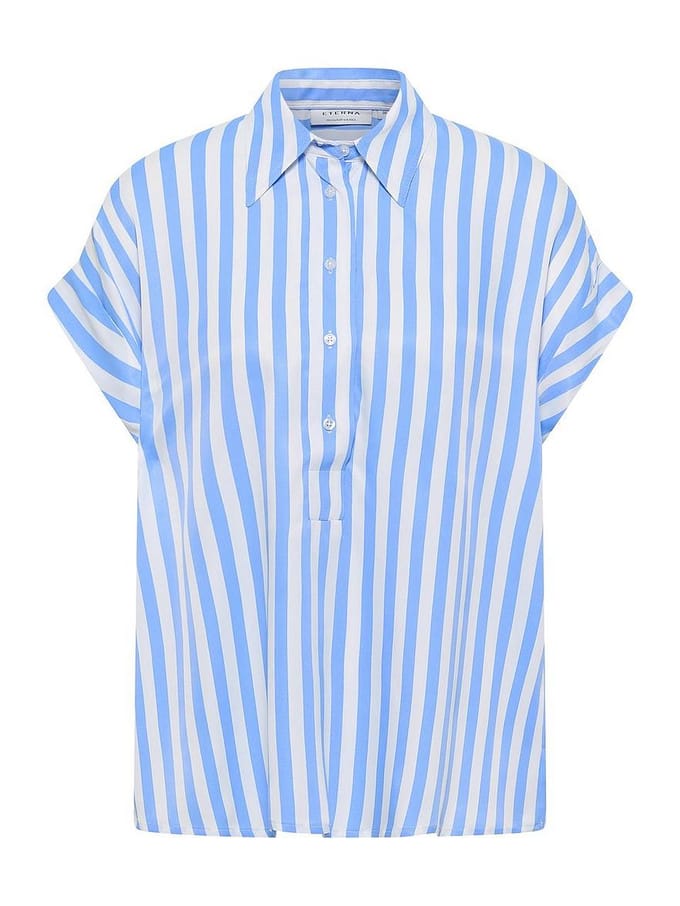 Blouse Van Eterna blauw