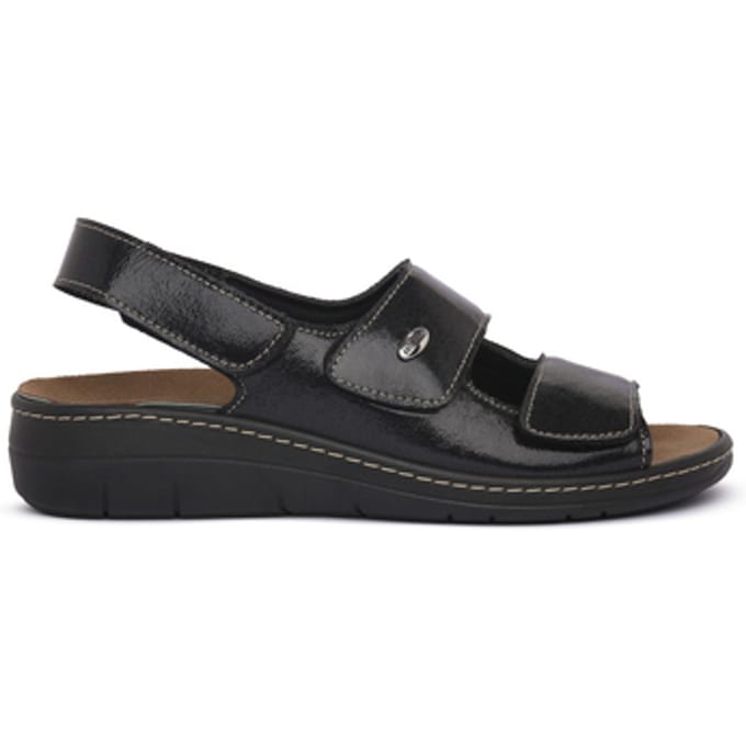 Sandalen met sleehak Grunland NERO B1DASA