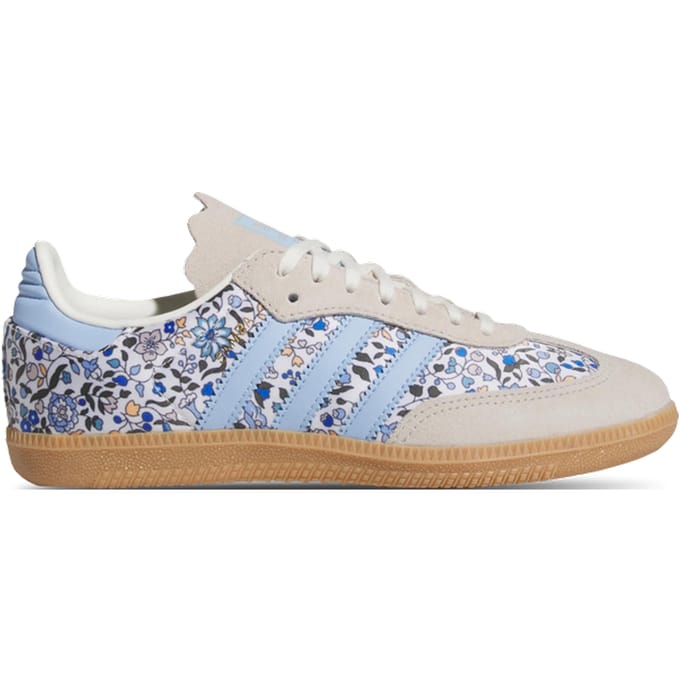 Adidas Samba Kindersneakers - Blauw - Maat 35.5 - Mesh/Synthetisch