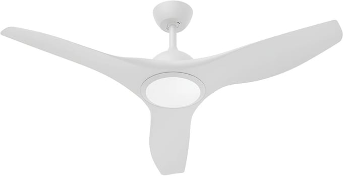 Plafondventilator met Lamp - Brinton Vivid - Aanpasbare Lichtkleur 3000K-4000K-6500K - Afstandsbediening - Wit