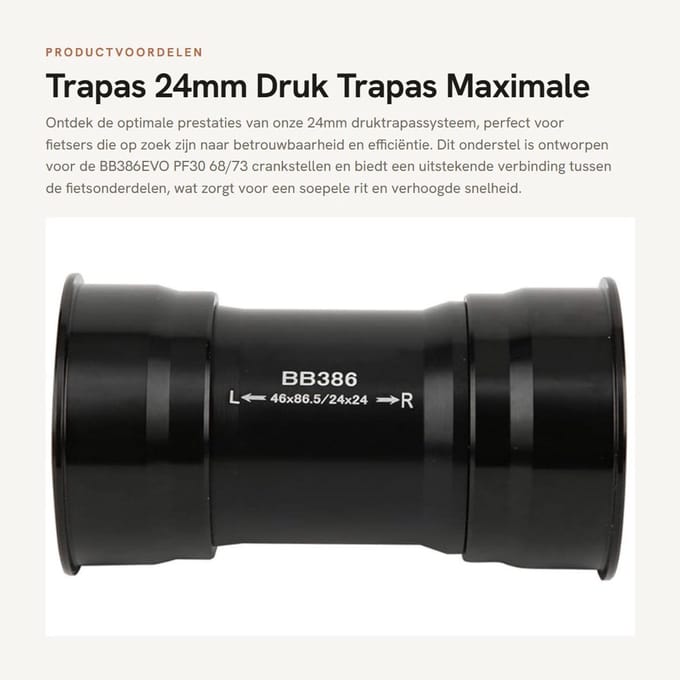 Dailygoods- Trapaskit 24mm - Aluminiumlegering - Trapas 86mmφ46mm