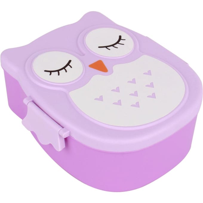 Plastic Draagbare Cartoon Lunchbox Voedselveilig Magnetron Opbergcontainer white