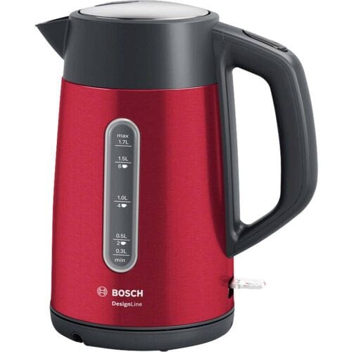 Bosch TWK4P434 DesignLine - Elektrische waterkoker - rood-zwart