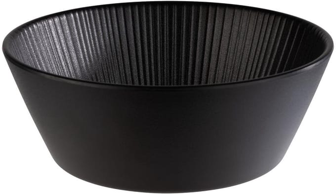 APS NERO ronde schaal, 1,2 liter, zwart