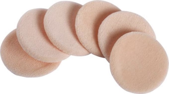 5x Makeup puff | Spons | Foundation | Make-up | 8x8cm