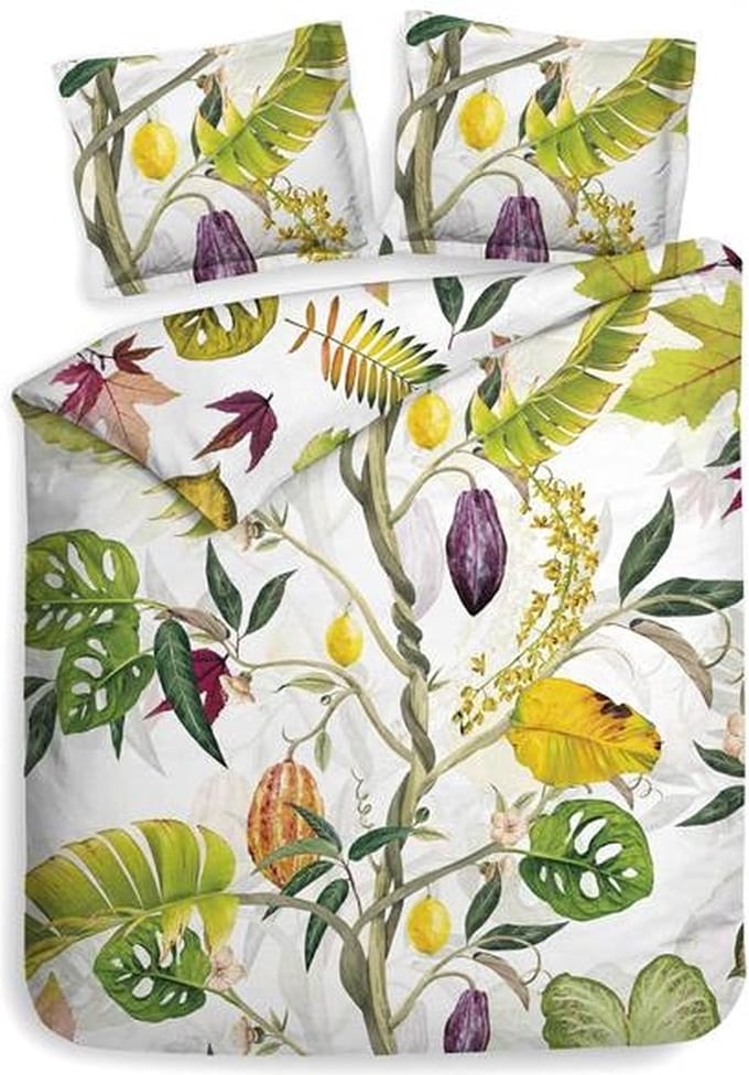 Heckett & Lane Sillia Dekbedovertrek - Eenpersoons - 140x200/220 cm - Multi