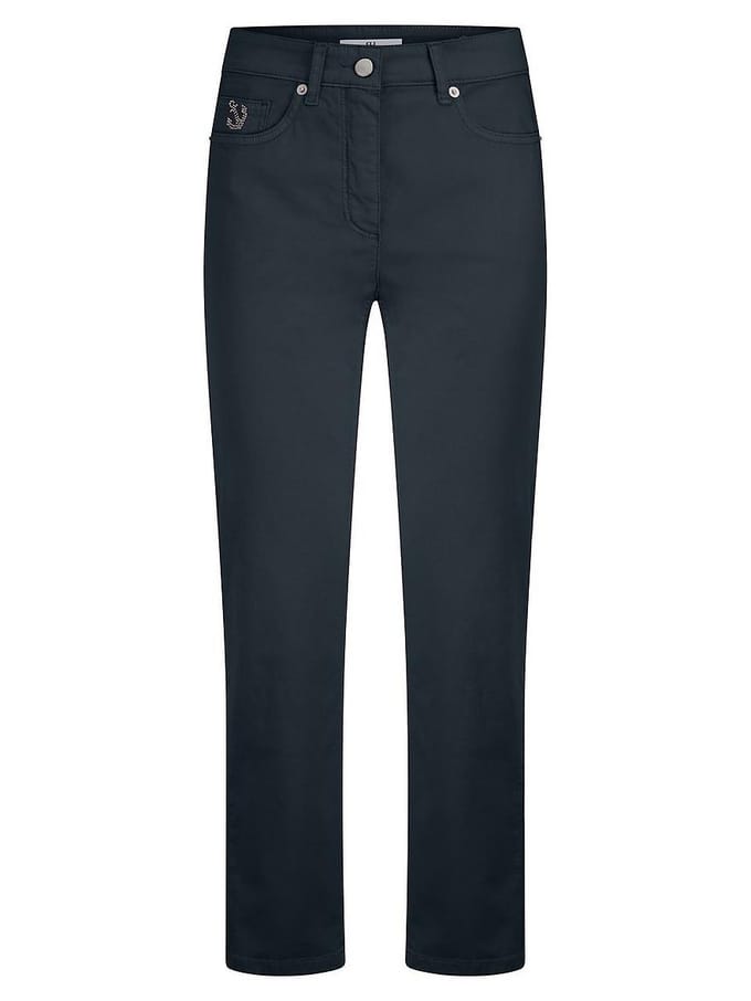 7/8-broek Van Peter Hahn blauw